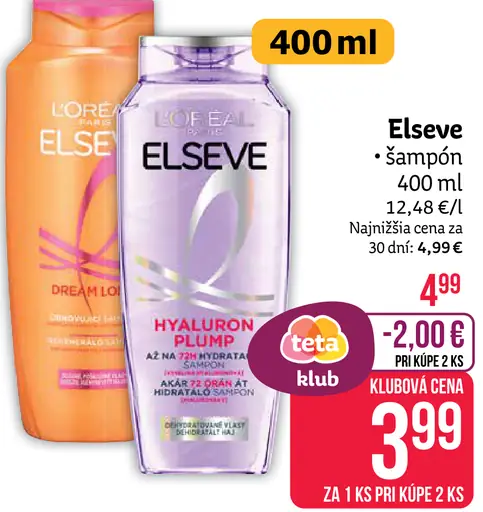 Elseve šampón