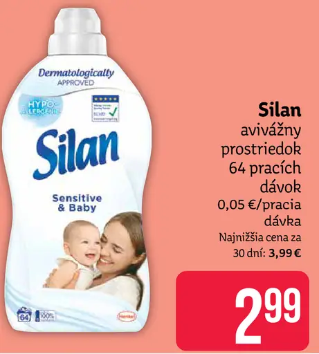 Silan avivážny prostriedok Sensitive & Baby