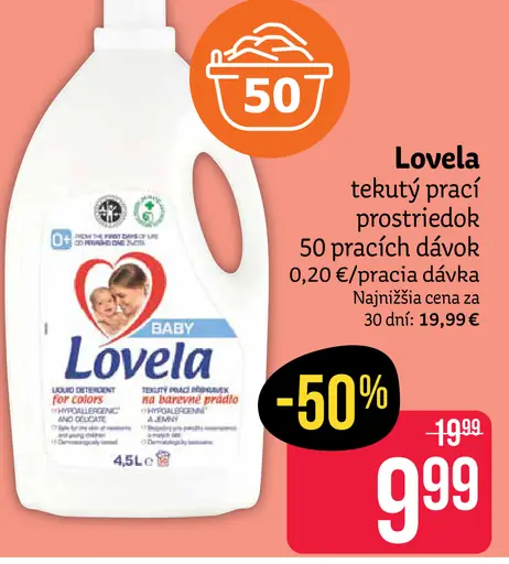 Lovela tekutý prací prostriedok