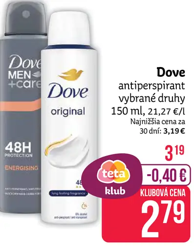 Dove Men+Care antiperspirant