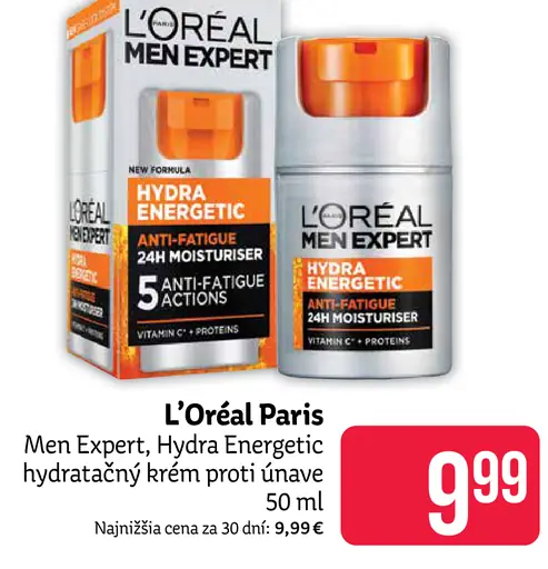 L’Oréal Paris Men Expert Hydra Energetic hydratačný krém proti únave