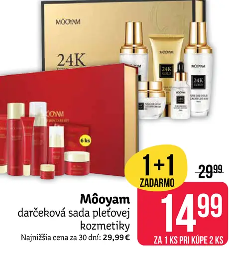 Môoyam darčeková sada pleťovej kozmetiky