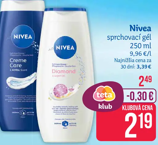 Nivea sprchovací gél