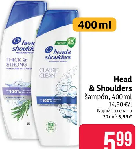 Head & Shoulders Thick & Strong šampón