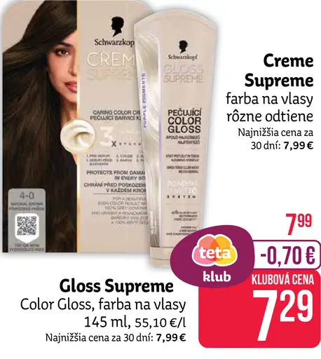 Schwarzkopf Gloss Supreme Color Gloss farba na vlasy