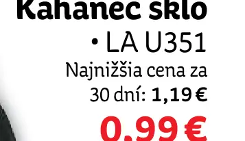 Kahanec sklo malý apoštol LA2K