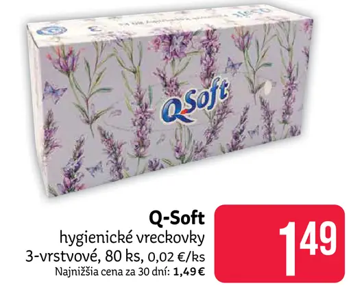 Q-Soft hygienické vreckovky