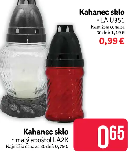Kahanec sklo LA U351