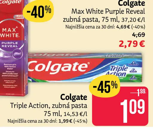 Colgate Triple Action zubná pasta