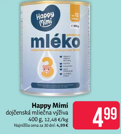 Happy Mimi dojčenská mliečna výživa