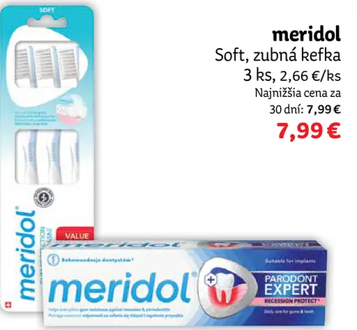 Meridol Soft zubná kefka