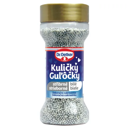 Dr. Oetker Guľôčky strieborné biele