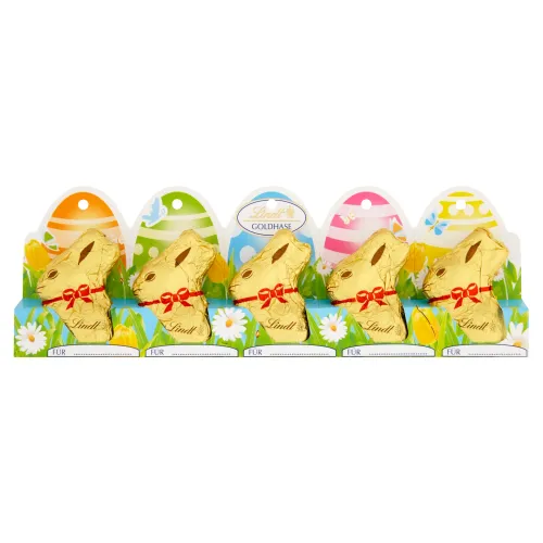 Lindt Duté figúrky z mliečnej čokolády 5 x