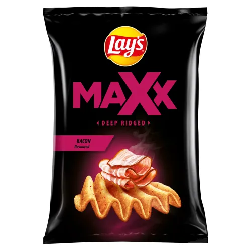 Lay's Maxx Vyprážané zemiakové lupienky s príchuťou slaniny