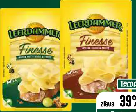 Leerdammer Finesse plátky syra