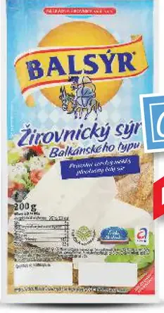 Balsýr Žinčicový syr balkánskeho typu