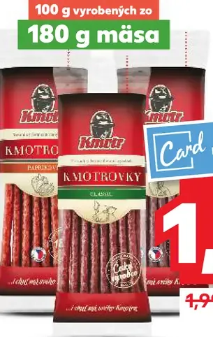 Kmotr Kabanosky rôzne druhy