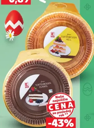 K-Classic Tortový korpus rôzne druhy