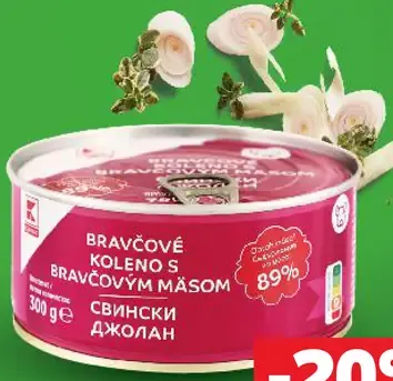 K-Classic Bravčové koleno s bravčovým mäsom