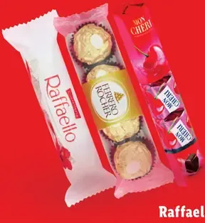 Raffaello/ Ferrero Rocher/ Mon Chéri čokoládové tyčinky