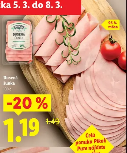 Pikok Pure dusená šunka
