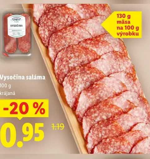 Vysočina saláma krájaná