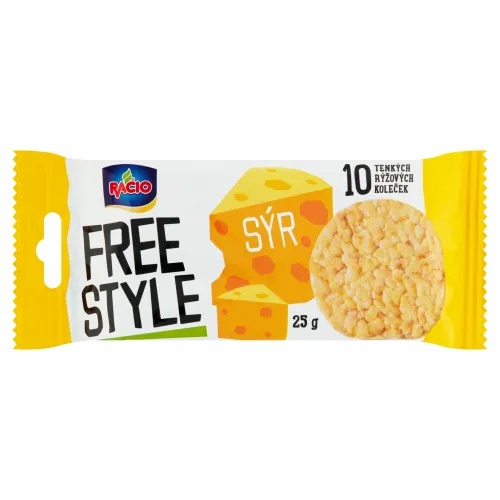 Racio Free Style Ryžové chlebíčky s príchuťou syra