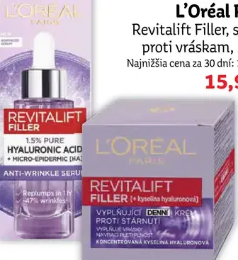 L’Oréal Paris Revitalift Filler sérum proti vráskam