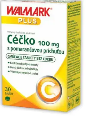 Walmark Céčko vitamín C s pomarančovou príchuťou