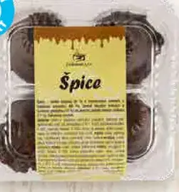 Cukráreň špice s tekutou náplňou