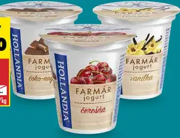 Hollandia jogurt Farmár rôzne druhy