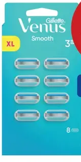 Gillette Venus Smooth dámske náhradné holiace hlavice