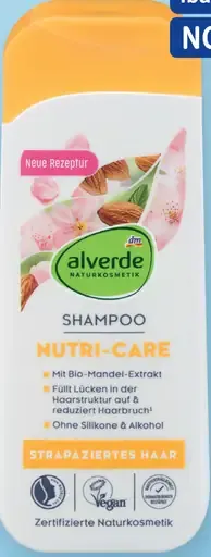 Alverde Naturokosmetik šampón na vlasy, dva druhy