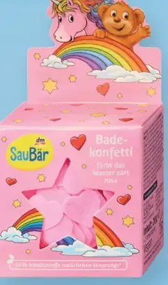 SauBär konfety do kúpeľa, dva druhy