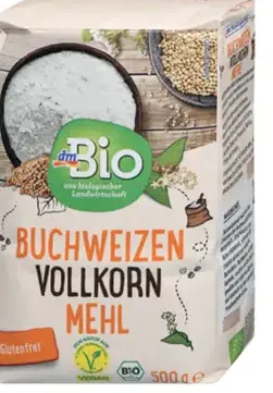 DmBio celozrnná pohánková múka