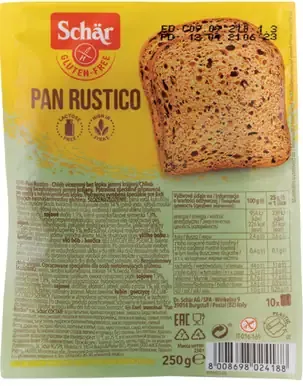 Schär Pan Rustico bezlepkový viaczrnný chlieb