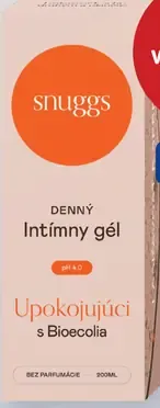 Snuggs upokojujúci denný intímny gél na intímnu hygienu