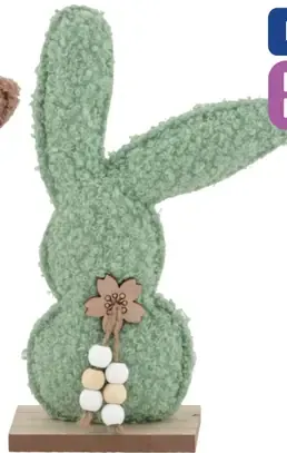 Textilná dekorácia zajačik