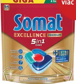 Somat Excellence Premium kapsuly do umývačky riadu
