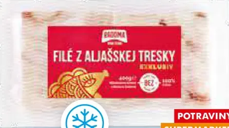 Exklusiv Filé z aljašskej tresky hlboko zmrazené