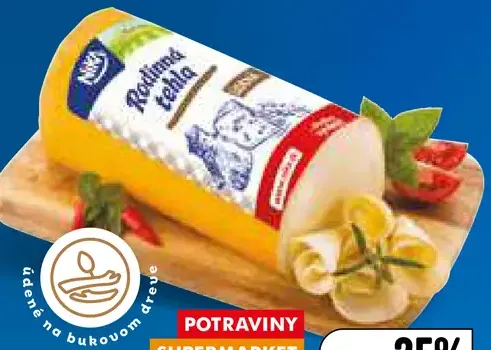 Rodinná tehla údený syr