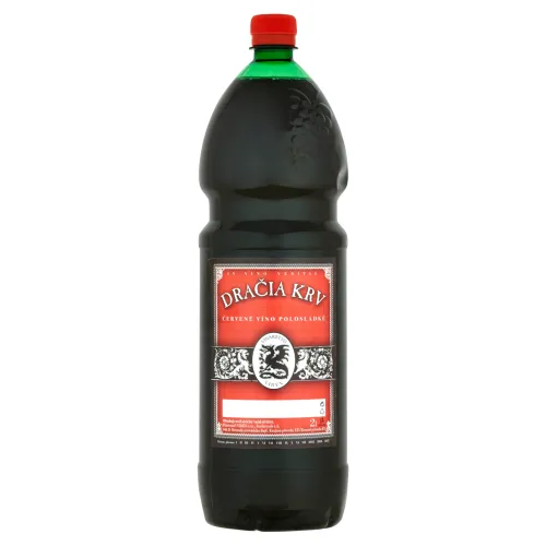Vinárstvo Virex Dračia krv červené víno polosladké