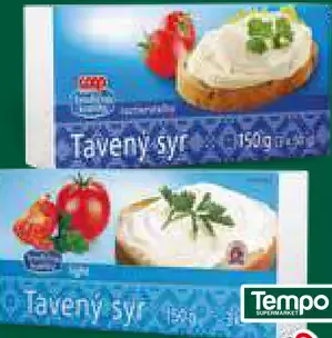 Tradičná kvalita Tavený roztierateľný syr 2 druhy