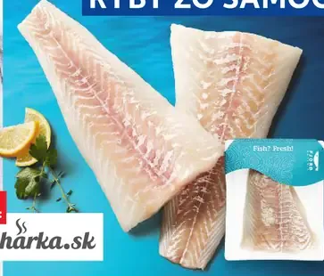 Fresh Fish treska tmavá filet bez kože