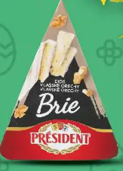 Président Brie 60 % syr s vlašskými orechmi