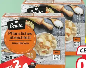 Benita rastlinný tuk na pečenie