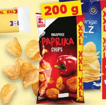 K-Classic Zemiakové lupienky paprika