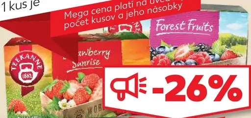 Mega Berry ovocný čaj rôzne druhy