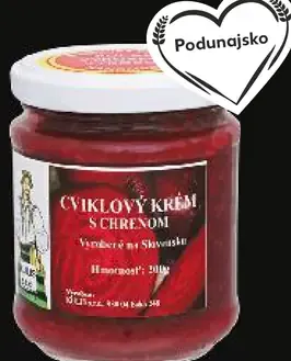 Kulis cviklový krém s chrenom