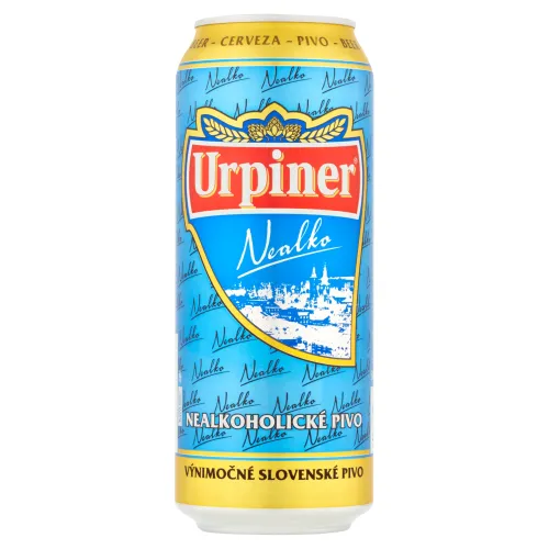 Urpiner Nealkoholické pivo plechovka